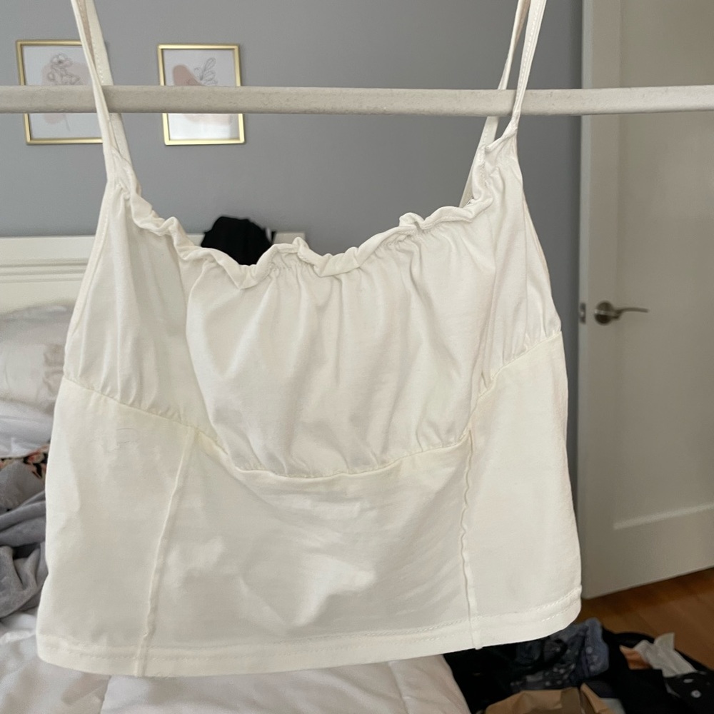Princess Polly White Tank Top